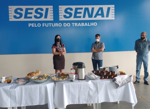 Vice-presidente do Sindicato das Indústrias Madeireiras e Moveleiras do Noroeste de Mato Grosso (SIMNO) esteve presente na abertura do novo posto de atendimento do SESI-MT.